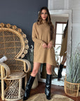 Vestido tejido Roberta Camel