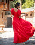 Vestido María José Rojo