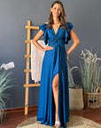 Vestido María José Petroleo