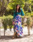 Falda Cate Blue Paradise