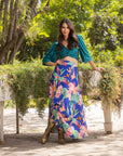 Falda Cate Blue Paradise