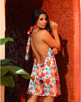 Vestido Lorenzo Orange Brindis