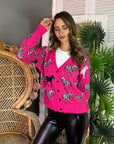 Sweater Zebra Fucsia