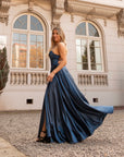 Vestido Florencia Azul Marino