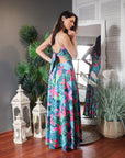 Vestido Pascuala Maui Petróleo