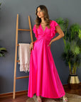 Vestido Poly Fucsia