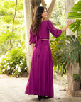 Conjunto Lua Magenta Oscuro