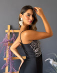 Vestido Paula Touch Black Print