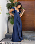 Vestido Dora Azul Marino