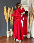 Conjunto Lua Bodre Rojo
