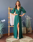 Vestido Josefina Verde Botella