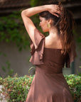 Vestido Dora Chocolate