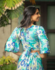 Top Lua Acuarela Aqua
