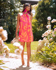 Vestido Lorenzo Tropical Naranja