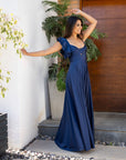 Vestido Doris Azul Marino