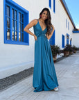Vestido Pascuala Petróleo