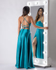 Vestido Florencia Turqueza