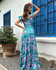 Vestido Dora Romántic Green