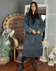 Chaqueta Denim Maxi Black