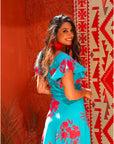 Vestido María José Rosas
