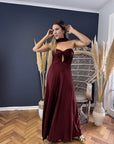 Vestido Vicenta Burdeo