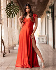 Vestido Dora Terracota