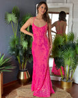 Vestido Natalia Fucsia