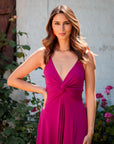 Vestido Pascuala Magenta Mate