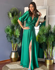 Vestido Josefina Verde Esmeralda