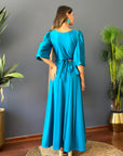 Conjunto Lua Verde Petróleo