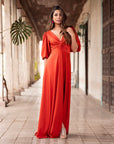 Vestido Josefina Terracota