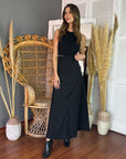 Falda Rock Velvet Negro