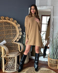 Vestido tejido Roberta Camel