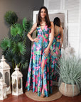 Vestido Pascuala Maui Petróleo