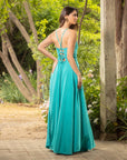 Vestido Amalia Aqua
