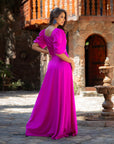 Vestido Josefina Magenta