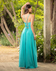 Vestido Amalia Aqua