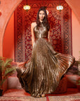Vestido Aylin Dorado