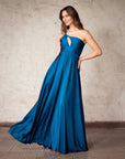Vestido Maxi Berni Turquesa
