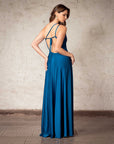 Vestido Maxi Berni Turquesa