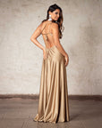 Vestido Maxi Berni Dorado
