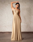 Vestido Maxi Berni Dorado