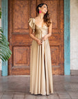 Vestido Doris Dorado