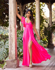 Vestido Doris Fucsia