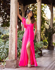 Vestido Doris Fucsia