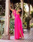Vestido Doris Fucsia