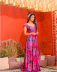 Vestido Dora Maceio Magenta