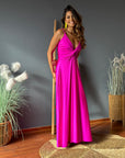 Vestido Paula Magenta