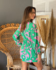 Vestido Kena Mix Verde