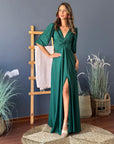 Vestido Josefina Verde Botella